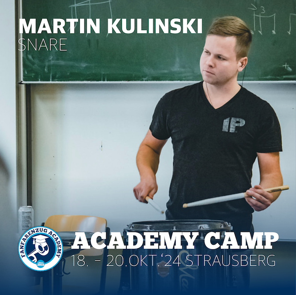 MARTIN KULINSKI KULI _ SNARE _ ACADEMY CAMP =$ _ STRAUSBERG